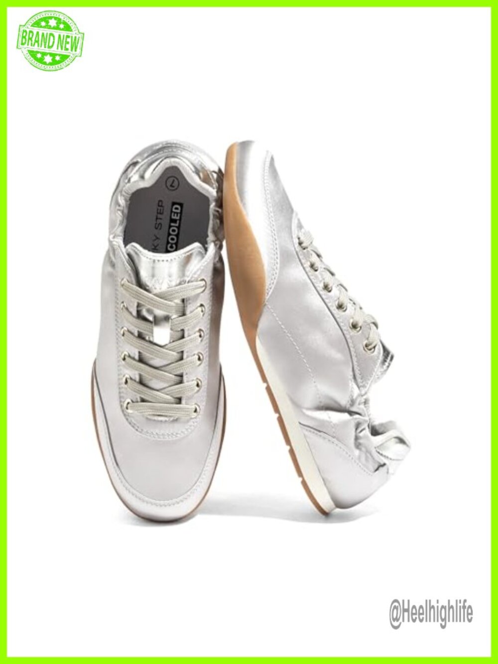 Satin Fashion Sneakers Slip-On Retro Shoes Comfortable Walking Casual Lace Up